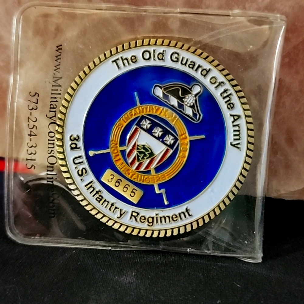 The Old Guard Honor Guard challenge coin